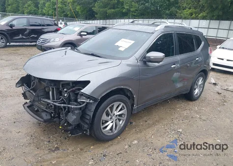 2014 Nissan Rogue Sl z USA, uszkodzony, nr VIN 5N1AT2MT2EC822361